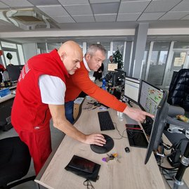 Zväčšiť fotografiu - Župan opäť absolvuje výjazdy k záchranným zložkám a cestárom - 20221229_104052