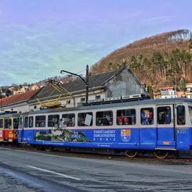 Koľajnice trenčianskej elektrickej železnice medzi trenčianskou teplou a teplicami ožijú aj tento rok. opäť s podporou tsk. - 12710977