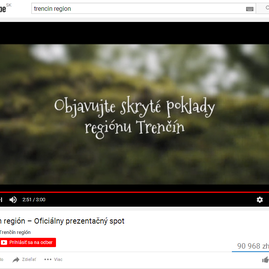 Návštevnosť trenčianskeho kraja rastie, za prvý polrok 2017 ho navštívilo 172 660 turistov - PRt.scr.video_TNregion