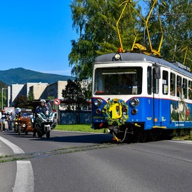 Zväčšiť fotografiu - Skupina nadšencov prevádzkuje električku už 10 rokov - 10 rokov prevádzky TREŽ 11.6 (2)