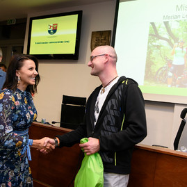 Účastníci tretieho ročníka vrchárskej koruny trenčianska si prevzali ceny, premiéru malo 30 turistov a 44 cyklistov - 20181215 vkt18 vyhodnotenie 068w