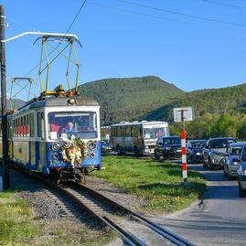 Veľkonočnou električkou sa previezlo viac ako 1 200 cestujúcich, viacero návštevníkov zaujalo i depo električky a dopravná expozícia v jeho útrobách - 58383218_2279339268789674_5366930616992399360_n