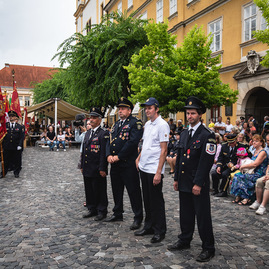 Zväčšiť fotografiu - Blížnemu vždy na pomoc sú už celé storočie - TSK_100 rokov DPO-58