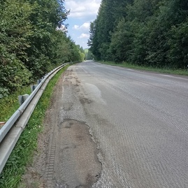Zväčšiť fotografiu - Cesta medzinárodného významu prechádza rozsiahlou opravou