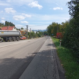 Zväčšiť fotografiu - Cesta medzinárodného významu prechádza rozsiahlou opravou