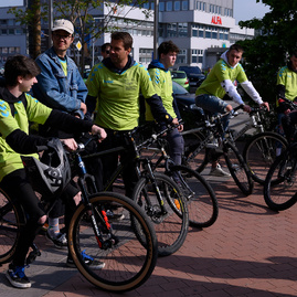Do práce na bicykli bude za úrad tsk počas mája jazdiť 24 zamestnancov a 6 tímov, do kampane sa zapojili aj študenti stredných škôl - 20190502_TSK_Do_prace_na_bicykli_019w