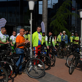 Do práce na bicykli bude za úrad tsk počas mája jazdiť 24 zamestnancov a 6 tímov, do kampane sa zapojili aj študenti stredných škôl - 20190502_TSK_Do_prace_na_bicykli_036w