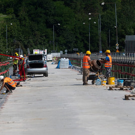 Zväčšiť fotografiu - Doprava na orlovskom moste spustená! - Kontrolný deň august 2020 7