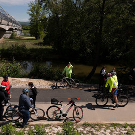 Zväčšiť fotografiu - Jedinečná cyklotrasa bude čoskoro oficiálne sprístupnená cyklistom a širokej verejnosti - 20200507_TSK_TN_097w