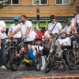 Zväčšiť fotografiu - Káčer bicykloval aj po najobľúbenejšej župnej cyklotrase - TSK_Káčer na bicykli_mini-12