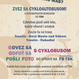 Letnú sezónu tsk otvára zavedením cykloautobusov, prvých cyklistov odvezú už túto sobotu na najväčší bicyklový festival. - sutaz_cyklobus