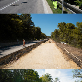 Zväčšiť fotografiu - Medzi novým mestom nad váhom a myjavou už motoristi využívajú vynovený úsek cesty - TSK_Cesta porovnanie (2)