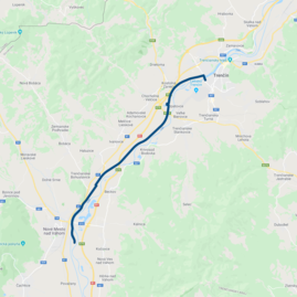 Zväčšiť fotografiu - Medzi novým mestom nad váhom a trenčínom je hotových už 12 km novej cyklotrasy - druhy usek2