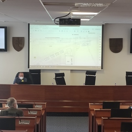 Zväčšiť fotografiu - Na župnom úrade diskutovali o odľahčení cesty ii/507 pri oc laugaricio - IMG_20210423_101804