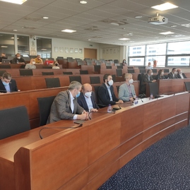 Zväčšiť fotografiu - Na župnom úrade diskutovali o odľahčení cesty ii/507 pri oc laugaricio - IMG_20210423_101842