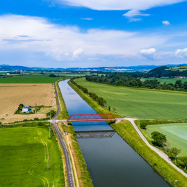 Zväčšiť fotografiu - Najdlhší úsek vážskej cyklomagistrály slávnostne otvorený! vyskúšajte ho aj vy - cyklotrasa 4