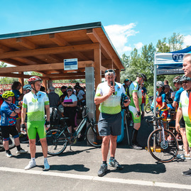 Zväčšiť fotografiu - Najnovší úsek vážskej magistrály prišli slávnostne otvoriť stovky cyklistov - TSK_Otvorenie cyklotrasy_LA-PU_mini-35