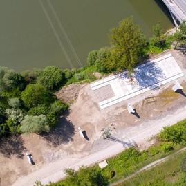 Zväčšiť fotografiu - Novovybudovaný cyklistický tunel aj príprava na lávku - IMG-20230522-WA0007
