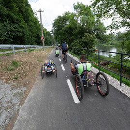 Zväčšiť fotografiu - Novú cyklotrasu si už počas prvého dňa vyskúšalo takmer 1 900 cyklistov - 20200601_TSK_cyklotrasa_106w