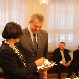 O výstavbe obchvatu dolných vesteníc dnes so starostkou rokoval minister i župan - IMG_5922