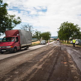 Zväčšiť fotografiu - Práce sa naplno rozbehli aj na ceste medzi myjavou a vrbovcami - TSK_Zlepšenie dostupnosti Myjavska_mini (5 of 38)