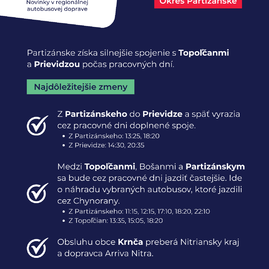 Zväčšiť fotografiu - Pripravte sa na aktualizáciu cestovných poriadkov, pribudne viacero nových spojov