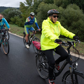 Zväčšiť fotografiu - Prvú časť hornonitrianskej cyklomagistrály otvorili spoločnou jazdou - 20230923_PE_033w
