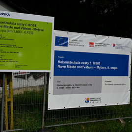 Zväčšiť fotografiu - Rekonštrukcia cesty medzi novým mestom n/v a myjavou napreduje - 20210902_TSK_cesty_001w