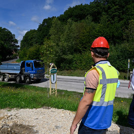 Zväčšiť fotografiu - Rekonštrukcia cesty medzi novým mestom n/v a myjavou napreduje - 20210902_TSK_cesty_006w