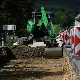 Zväčšiť fotografiu - Rekonštrukcia cesty medzi novým mestom n/v a myjavou napreduje - 20210902_TSK_cesty_016w