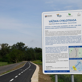 Zväčšiť fotografiu - Skúsenosti s výstavbou krajských cyklotrás posúvame ďalej - 20180525_HORNA_STREDA_cyklotrasa_163w