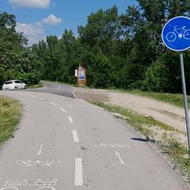 Zväčšiť fotografiu - Spoločnou jazdou otvoríme cyklotrasu už o 11 dní! - Zaciatok useku NM 2