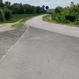 Zväčšiť fotografiu - Spoločnou jazdou otvoríme cyklotrasu už o 11 dní! - Zaciatok useku NM 4