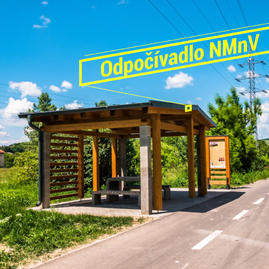 Zväčšiť fotografiu - Spoločnou jazdou otvoríme cyklotrasu už o 11 dní! - odpocivadlo v nmnv