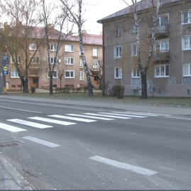 Trenčianska župa počas troch rokov zvýšila bezpečnosť na stovke priechodov pre chodcov po celom kraji - Priechod pre chodcov Nové Mesto nad Váhom I