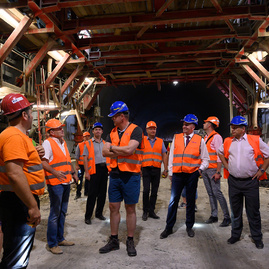 Trenčianska župa rokovala so zástupcami žsr, nové investičné zámery železníc by mali pomôcť regiónu hornej nitry i považia - 20190702_TSK_zeleznica_PU_ZA_021w