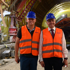 Trenčianska župa rokovala so zástupcami žsr, nové investičné zámery železníc by mali pomôcť regiónu hornej nitry i považia - 20190702_TSK_zeleznica_PU_ZA_032w