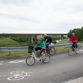 Verejnosť rozhodla, že nová cyklistická tepna kraja ponesie názov vážska cyklomagistrála - 20180525_HORNA_STREDA_cyklotrasa_073w