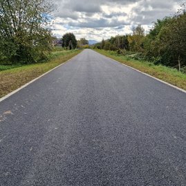 Zväčšiť fotografiu - Výstavba ďalšieho úseku cyklotrasy na považí výrazne pokročila - 20231016_124558