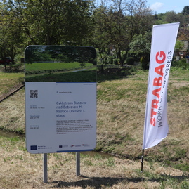 Zväčšiť fotografiu - Začala výstavba cyklotrasy z bánoviec smerom do uhrovskej doliny