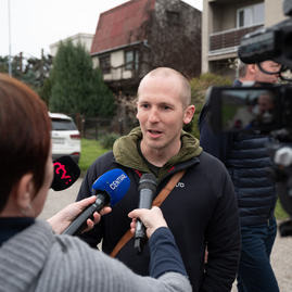Zväčšiť fotografiu - Začali práce na prvej etape hornonitrianskej cyklomagistrály - 20230413_TSK_cesty_167w