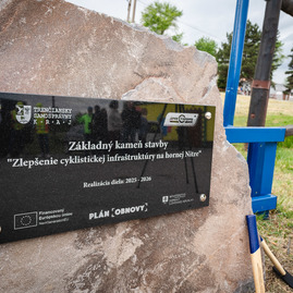 Zväčšiť fotografiu - Začína výstavba ďalšieho úseku hornonitrianskej cyklomagistrály