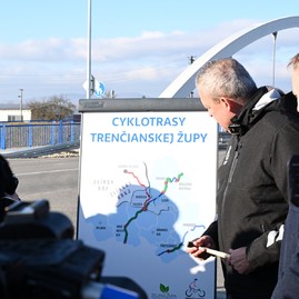 Zväčšiť fotografiu - Začína výstavba predposledného úseku vážskej cyklomagistrály