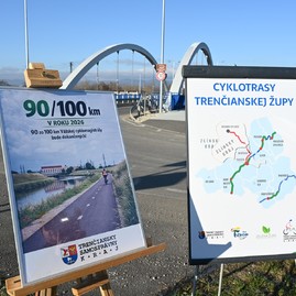 Zväčšiť fotografiu - Začína výstavba predposledného úseku vážskej cyklomagistrály