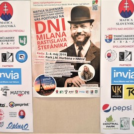 Dielo i život milana rastislava štefánika oslavovali v novom meste nad váhom počas celých dvoch dní - reklamný banner