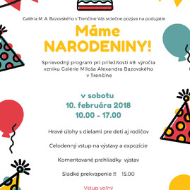 Galériu miloša alexandra bazovského v trenčíne delí od polstoročnice už len rok - mame narodeniny ok sm