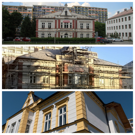Zväčšiť fotografiu - Historická budova považskej knižnice sa zmenila na nepoznanie - kolaz2