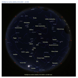Zväčšiť fotografiu - Jedinečný týždenný sprievodca oblohou v trenčianskom kraji