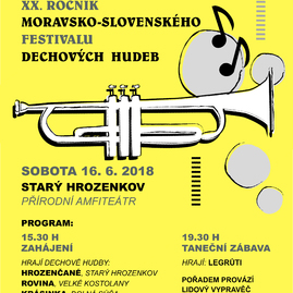 Mesiac jún patrí v trenčianskom kraji veľkým festivalom, a to nielen folklórnym. na svoje si prídu okrem priaznivcov ľudovej hudby aj milovníci umenia a tradičných slovenských jedál - Plagat_Dychovky_2018_FARBA