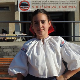 Na orave zaujali naši mladí folklóristi - Pavlinka z Jasenice